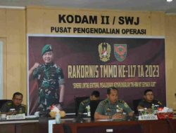 Irdam II/Sriwijaya Ikuti Rakornis TMMD KE-117 TA 2023