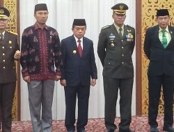 Kasrem 042/Gapu Ikuti Upacara Peringatan Hari Bhayangkara ke-77 Tahun 2023