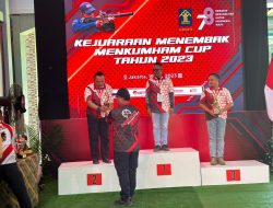 Wakili Kanwil Kemenkumham Jambi, Kalapas Kuala Tungkal Raih Juara II Turnamen Menembak Semarak HDKD ke-78