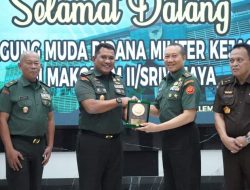 Kasdam II/Sriwijaya Terima Kunjungan Silaturahmi JAM-Pidmil