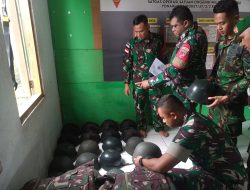 Jelang Purna Tugas, Satgas Yonarmed 1 Terima Kunjungan Tim Verifikasi Kolakops 151/BNY