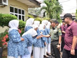 Mayjen TNI Yanuar Adil Kunjungi  Markas Deninteldam II/Sriwijaya 