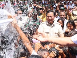 Menhan Prabowo Resmikan Titik Air Bersih Besutan Kemhan-Unhan di Maluku Barat Daya