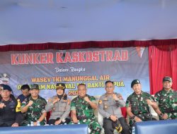 Dandim 1710/Mimika Dampingi Kunjungan Kerja Kaskostrad di Wilayah Timika