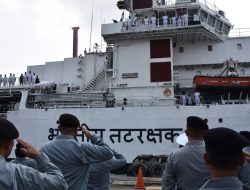 Bakamla RI Lepas Kepulangan Indian Coast Guard Ship Samudra Prahari