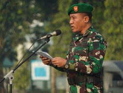 Pimpin Upacara 17 Oktober, Kasrem 042/Gapu Bacakan Amanat Panglima TNI