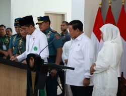 Menhan Prabowo Dampingi Presiden RI Resmikan Dua Rumah Sakit TNI di Surabaya