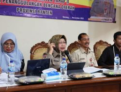 Pemprov Banten Gencarkan Sosialisasi Pencegahan dan Mitigasi Bencana