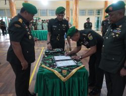 Brigjen TNI Supriono Pimpin Sertijab Pejabat Korem 042/Gapu