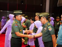 Panglima TNI Pimpin Laporan Korps Kenaikan Pangkat 37 Perwira Tinggi 