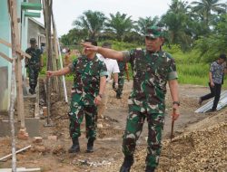 Danrem 042/Gapu Tinjau Pembangunan Kodim Baru di Kabupaten Batanghari