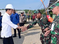 Panglima TNI Dampingi Presiden RI Groundbreaking Kodim IKN