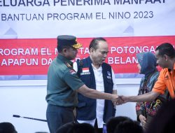 Panglima TNI Mendampingi Presiden RI Resmikan BTS 4G dan Pemberian BLT di Sulawesi Utara