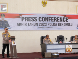 Inilah Capaian Kinerja Polda Bengkulu Selama 2023