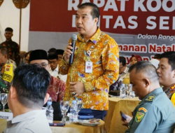 Rakor Forkopimda se-Provinsi Jambi, H Mukti Lapor ke Gubenur Kondisi di Merangin