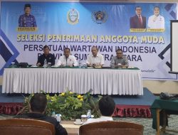 PWI Sumut  Seleksi Penerimaan 55 Anggota Muda 2023