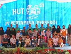 Rayakan HUT Pertamina ke-66, PEP Field Jambi Berbagi ke 110 Anak Yatim