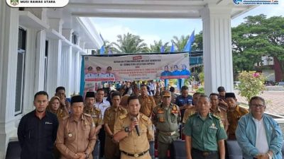 Pemerintah Musi Rawas Utara Mengikuti Launching Gerakan Pengendalian Inflasi Serentak Sumatera Selatan