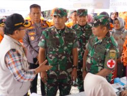 Danrem 042/Gapu Tinjau Langsung Banjir di Kabupaten Kerinci dan Sungai Penuh