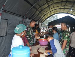 Mayjen TNI Nugraha Gumilar : TNI Dirikan Tenda Kesehatan dan Dapur Umum Bantu Korban Erupsi Gunung Lewotobi NTT