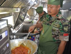 Bekangdam II/Sriwijaya Laksanakan Program Dapur Sekolah Guna Bantu Pemda Wilayah Sumbagsel Turunkan Angka Stunting