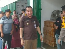 H Mukti: Logistik Pemilu 2024 Sudah Lengkap dan Siap Didistribusikan ke TPS-TPS di Kabupaten Merangin