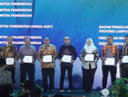 SMSI Lampung Terima Penghargaan Kemitraan dari Unila