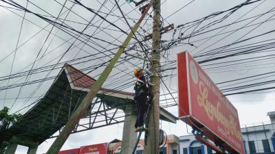 PLN Icon Plus Sumbagteng Tertibkan Fiber Optik Tanpa Izin