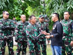 Danrem 044/Gapo Lanjutkan Patroli Pengecekan TPS di Wilayah Kota Palembang