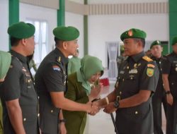 Brigjen TNI Iwan Ma’ruf Zainudin Pimpin Sertijab Tiga Dandim Jajaran Korem 043/Gatam