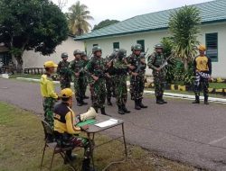 Siswa Dikjur Bintara Infanteri Latihan Fisik dan Mental Berupa Speed Mars