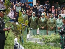 Dandim 0417/Kerinci, Pimpin Upacara Pemakaman Almarhum Sertu Januardi Secara Militer