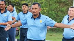 Tingkatkan Kebugaran Tubuh dan Pupuk Silahturahmi, Personel Lanud SUT dan PIA AG Cab.14/D.I Senam Bersama