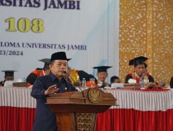 Hadiri Wisuda Unja, Gubernur Jambi H Al Haris: Generasi Muda Harus Pandai Cari Peluang