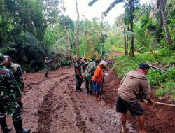 Pasiter Kodim 1623/Karangasem : Cuaca Tidak Bersahabat Pra TMMD Jalan Terus