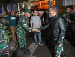 Patroli Malam, Pangdam II/Swj Cek TPS dan Pasukan Pengamanan