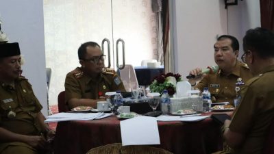 Pimpin Rakor Persiapan Penyusunan LKj Triwulan II, Pj Bupati Minta Para OPD Siapkan Data