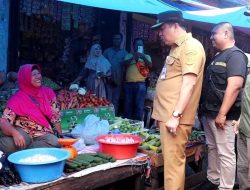 Jelang Ramadhan 1445 H, Pj Bupati Merangin Sidak dan Cek  Harga Sembako