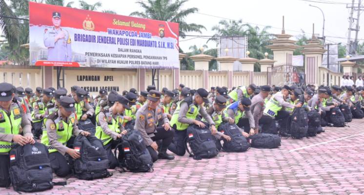 wakapolda cek polres batanghari