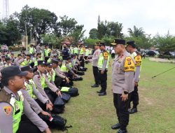 PEMILU 2024: Wakapolda Jambi Cek Kesiapan Personel Polres Muarojambi