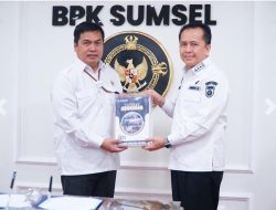 Serahkan LKPD TA 2023, Pj Gubernur Agus Fatoni Berharap Pemprov Sumsel Kembali Raih Predikat Opini WTP Ke-10 dari BPK RI