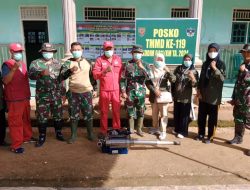 Cegah Demam Berdarah, Satgas TMMD Gabungan Gelar Fogging