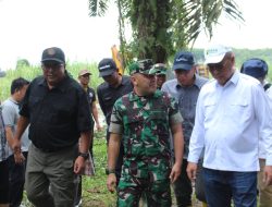 OPLA di OKI Banjir, Kodam II/Swj Alihkan Excavator ke Bandar Jaya