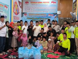 Ramadhan Bahagia, H. Maulana Santuni Ratusan Anak Yatim Piatu dan Kaum Dhuafa Jambi Timur