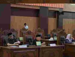 Rapat Paripurna DPRD ,Pj Wako Lubuklinggau Sampaikan Jawaban Atas PUF Dewan