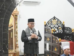 Safari Ramadan di Masjid Al Umaroh Handil Jaya, H. Maulana Disambut Ulama dan Tokoh Masyarakat Jelutung