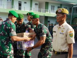 Brigjen TNI Rahmat Pimpin Apel Cuti Lebaran Anggota Makorem 042/Gapu