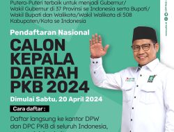 DPC PKB Kota Lubuklinggau Buka Pendaftaran Bakal Calon Wako-Wawako Kota Lubuklinggau 2024