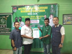 HAW Bakal Cawako Kota Lubuklinggau Menyerahkan Berkas Pendaftaran di DPC PKB.