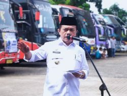 Gubernur Al Haris Lepas Mudik Gratis untuk Warga Jambi dan Mahasiswa di Perantauan